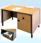 Preview: Lehrer-Arbeitstisch   BxHxT 125 x 75 x 65 cm