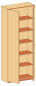 Preview: Schrank   BxHxT 100 x 230 x 40 cm