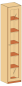 Preview: Schrank   BxHxT 90 x 230 x 50 cm