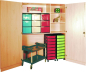 Preview: Materialschrank – extrabreit   BxHxT 150 x 190 x 60 cm
