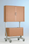 Preview: TV-Wagen für Flat-Screens, US, 1 FB, 190x114x65cm, 7035/Buche