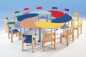 Preview: WI-126SHR-F | Swing-it Steely" Halbkreiswellentisch - fahrbar"