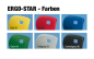 Preview: ErgoStar Drehstuhl,mit Gleiter oder Rollen, Chrom, Höhenverstellbar, verschiende Farben