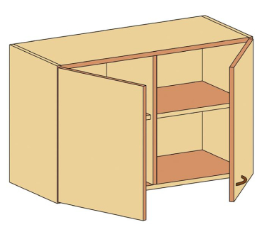 Hängeschrank   BxHxT 120 x 60 x 40 cm