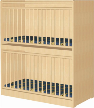Krippen-Etagenbett   Liegefläche: 120 x 60 cm
