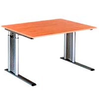 Arbeitstisch, Modell CADDY 2   BxHxT 80 x 68-76 x 80 cm