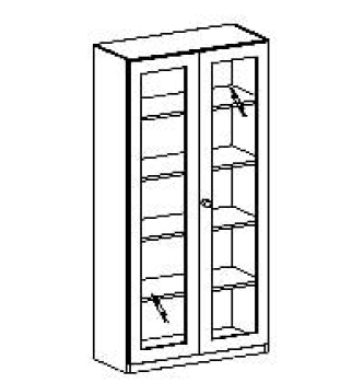 Schrank   BxHxT 90 x 190 x 40 cm