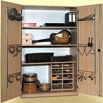 Musikinstrumentenschrank – Typ A   BxHxT 120 x 190 x 60 cm