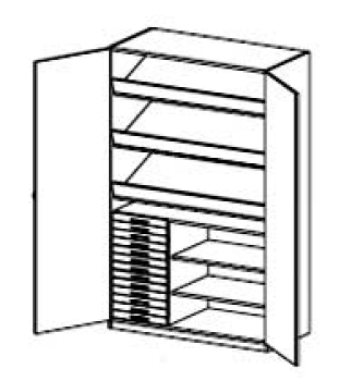 Werkraumschrank   BxHxT 120 x 190 x 50 cm