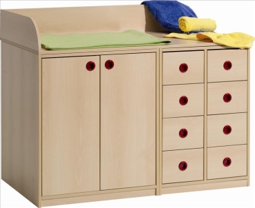Wickelkommode WKO-21   BxHxT 140 x 85/105 x 70 cm