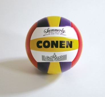Bunter Beachvolleyball Modell CV515, Größe 5, D=22 cm