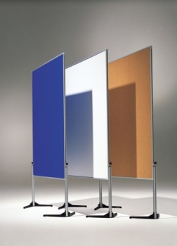 Moderationswand 120 x 150 cm weiß kartoniert