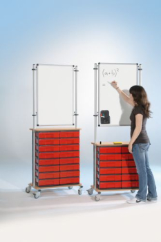 Easy Wall Board, doppelseitig EW 12 flache Schübe in Rot