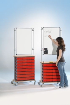 Easy Wall Board, doppelseitig EW 18 flache Schübe in Rot
