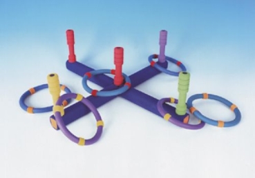 Soft-Wurfspiel mit 6 Ringen