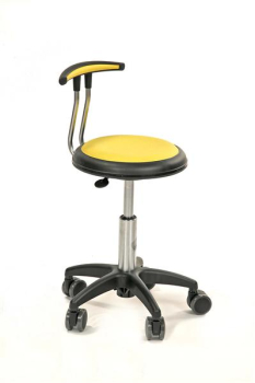 Rollhocker "Star" mit T-Lehne, 37-47 cm