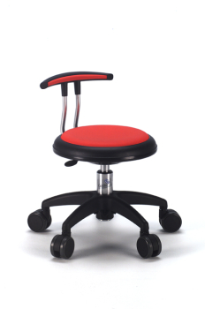 Rollhocker "Star" mit T-Lehne, 37-47 cm