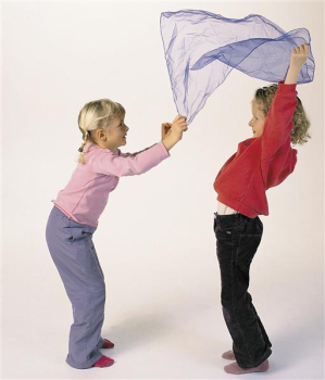 Jongliertücher 68 x 68 cm, farblich sortiert, 12er-Pack