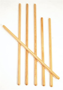 Turnstab aus Holz, natur lackiert, 80 cm lang, 24 mm Durchm.