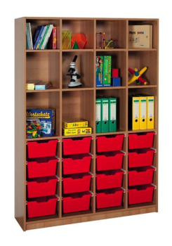 ErgoTray Klassenraumregal 16 Boxen, BHT 139x190x40cm
