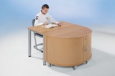 TI 70 R 60F 4 | Rechtecktisch, Höhe 76 cm - fahrbar