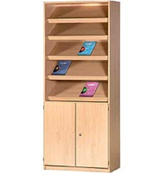 Zeitschriften-/Prospektschrank   BxHxT 80 x 190 x 40 cm