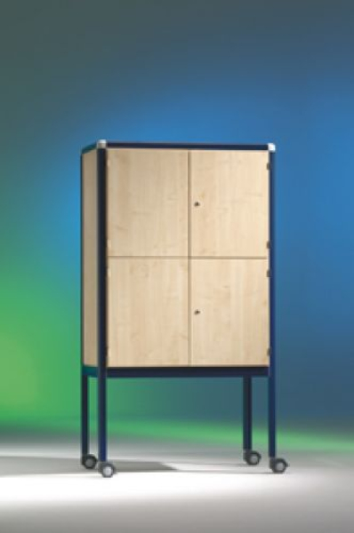 EDV-Schrank ALU, fahrbar