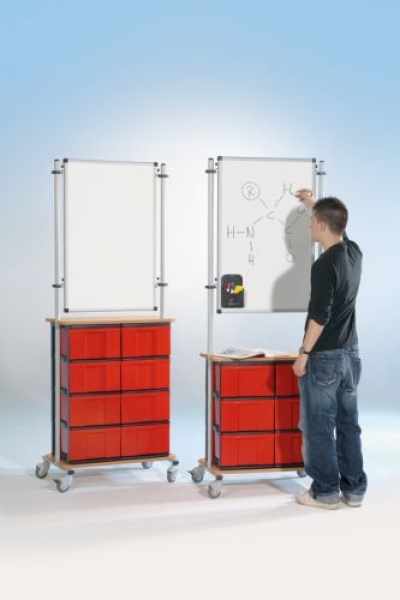 Easy Wall Board, doppelseitig EG 8 hohe Schübe in Gelb