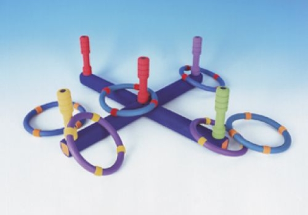Soft-Wurfspiel mit 6 Ringen