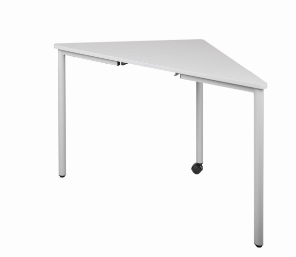 Pythagoras Dreiecktisch, Melamin 120x85x85cm