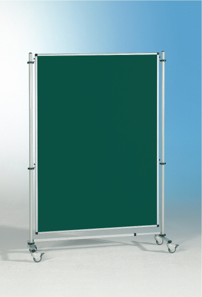 Präsentationswand Stahltafel Email-grün, magnethaftend