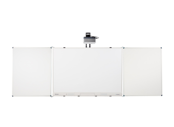 Panasonic PT-CW 230 interaktiver Beamer, Wandtafel, höhenverstellbar FZ, mit Flügel